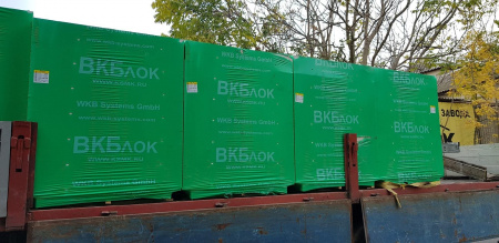 Пенобетонные П-образные блоки ВКБлок 500x375x250, D500